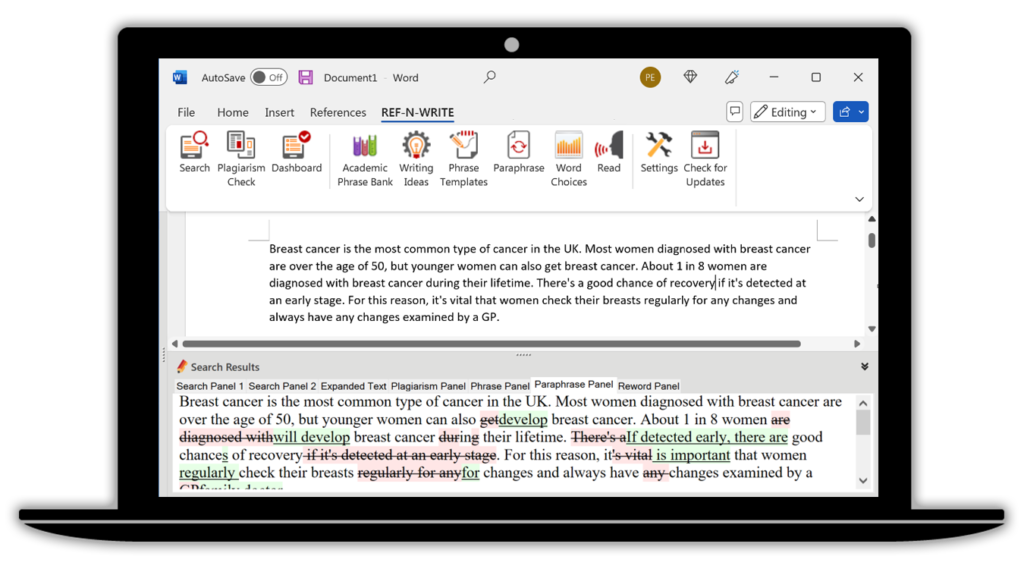 The Role of Text Comparison in Enhancing Writing Quality